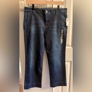 GAP Wide Leg Crop Coupe Large 3/4 Jeans - Size 8/29 NWT
